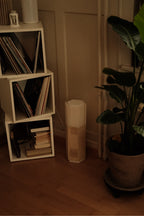 JUSU | Floor Lamp with Clay Base – Sculptural Design (Swiss Made)