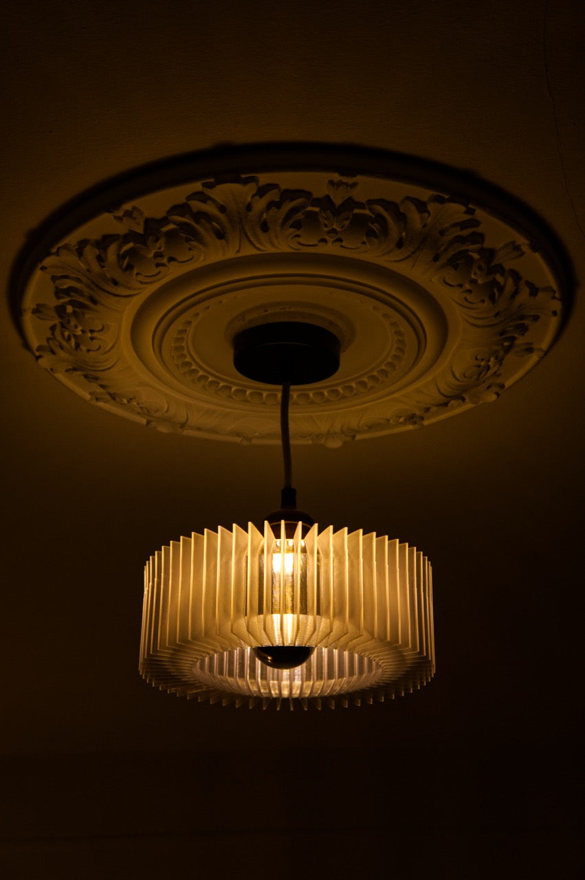 DISK | Radial Pendant Light – Sculptural Design